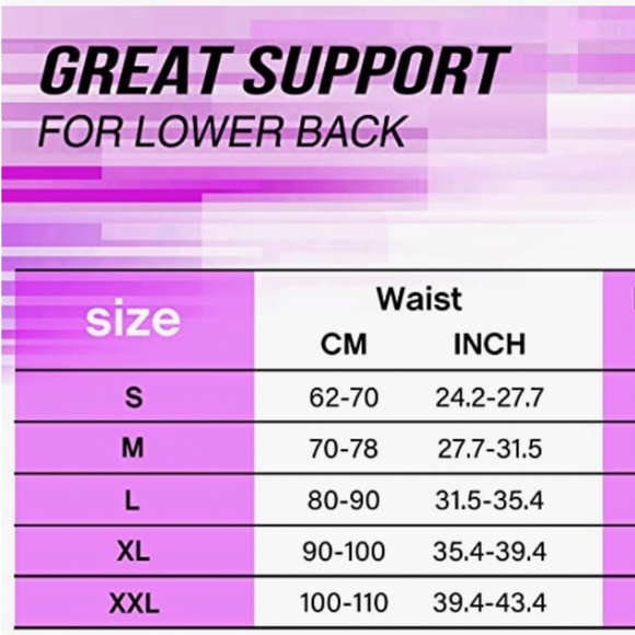 Women Waist Trainer Belt Sweat Effect Belt Waist Cincher Trimmer Slimming Body S